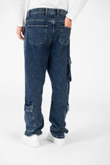 Men's Wide Leg Jeans Pants With A Unique Modern Cut