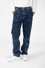 Men's Wide Leg Jeans Pants With A Unique Modern Cut