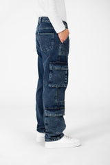 Men's Wide Leg Jeans Pants With A Unique Modern Cut