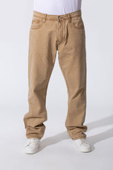 Men's Wide Leg Jeans Pants With Basic Details And Colors