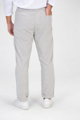 Men's Basic Plain Linen Pants With A Distinctive Summer Cut
