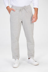 Men's Basic Plain Linen Pants With A Distinctive Summer Cut