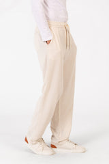 Men's Comfortable Linen basic Pants With A Drawstring In The Middle And Modern Basic Ssummer Ccolors