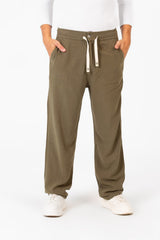 Men's Comfortable Linen basic Pants With A Drawstring In The Middle And Modern Basic Ssummer Ccolors