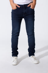 Men's Slim Fit Jeans Pants With Tomato Badge On The Back And Pockets