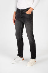 Men's Used Slim Fit Tomato Jeans Pants With Essential Details And Five Pockets
