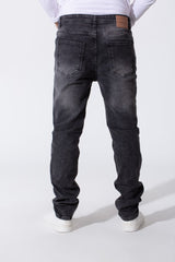 Men's Used Slim Fit Tomato Five Pockets Jeans Pants