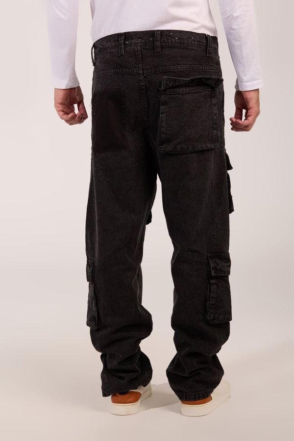 Men's cargo jeans Pants With Pockets And A Modern Design
