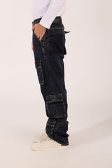 Men's cargo jeans Pants With Pockets And A Modern Design