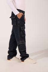 Men's cargo jeans Pants With Pockets And A Modern Design
