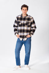 Men's Checked Regular Fit Shirt With Front Pockets