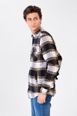 Men's Checked Regular Fit Shirt With Front Pockets