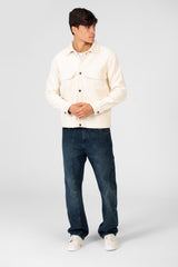 Men's Fur Padded Shirt With Front Pockets In High Quality Material