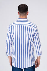 Mens Striped Classic Regular Fit Shirt