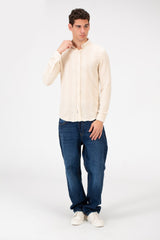 Men's Slim Fit Striped Long Sleeves Shirt