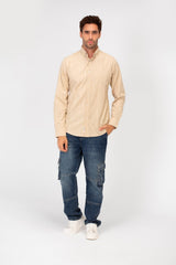 Men's Long Sleeved Striped Slim Fit Shirt In A Comfortable Practical Fit