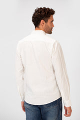 Men's Long Sleeved Striped Slim Fit Shirt In A Comfortable Practical Fit
