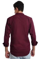Men's Long Sleeves Classic Regular Fit Cotton Shirt