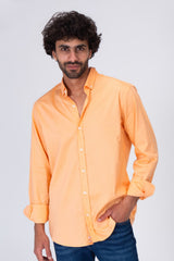 Mens Basic Plain Shirt With Collar And Basic Details For Every Day