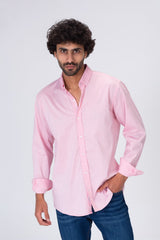 Mens Basic Plain Shirt With Collar And Basic Details For Every Day