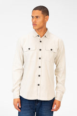 Men's Basic Slim Fit Shirt With Front Pockets