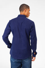 Men's Basic Slim Fit Shirt With Front Pockets
