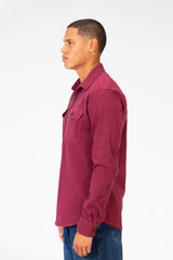 Men's Basic Slim Fit Shirt With Front Pockets