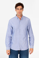 Men's Basic Long Sleeve Regular Fit Shirt