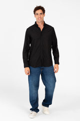 Men's Basic Long Sleeve Regular Fit Shirt