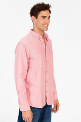 Men's Basic Long Sleeve Regular Fit Shirt