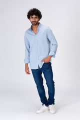 Mens Regular Fit Basic Plain Shirt With Comfortable Material