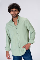 Mens Regular Fit Basic Plain Shirt With Comfortable Material