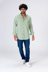 Mens Regular Fit Basic Plain Shirt With Comfortable Material