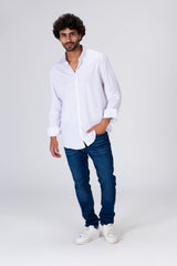 Mens Regular Fit Basic Plain Shirt With Comfortable Material