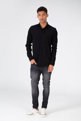 Men's Slim Fit Basic Plain Button Front Shirt