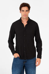 Men's Basic Slim Fit Jakar Shirt