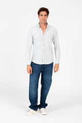 Men's Basic Slim Fit Jakar Shirt