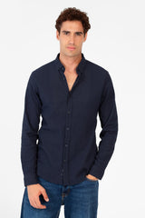 Men's Basic Slim Fit Jakar Shirt
