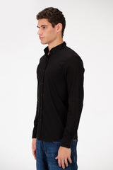 Men's Basic Plain Slim Fit Shirt In Comfortable Material