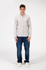 Men's Basic Plain Slim Fit Shirt In Comfortable Material