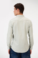 Men's Basic Plain Slim Fit Shirt In Comfortable Material