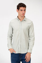 Men's Basic Plain Slim Fit Shirt In Comfortable Material