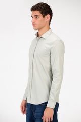 Men's Basic Plain Slim Fit Shirt In Comfortable Material
