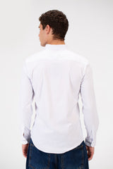 Men's Basic Plain Slim Fit Shirt In Comfortable Material