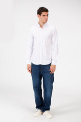 Men's Basic Plain Slim Fit Shirt In Comfortable Material