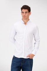 Men's Basic Plain Slim Fit Shirt In Comfortable Material