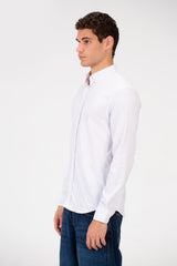 Men's Basic Plain Slim Fit Shirt In Comfortable Material