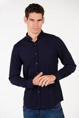 Men's Basic Slim Fit Modern Shirt
