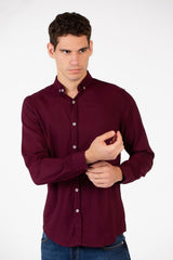 Men's Basic Slim Fit Modern Shirt