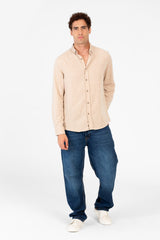 Men's Basic Regular Fit Long Sleeve Shirt